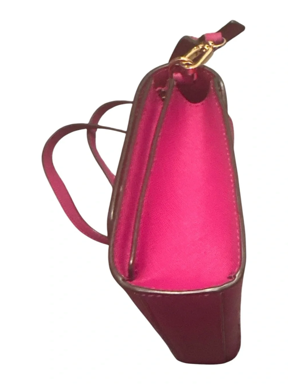 Tory Burch Hot Pink Leather Crossbody Bag